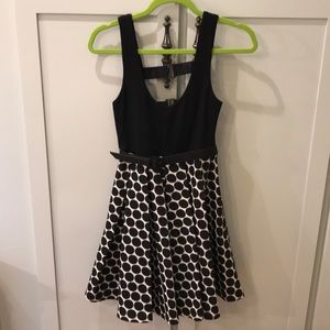 Alice + Olivia Black & White Dress